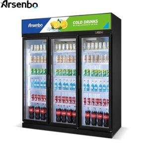 Wholesale Vertical 1700L Commercial Beverage Display Cooler Multiscene With Glass Door from china suppliers