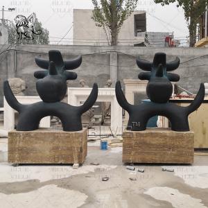 Wholesale Metal Figure Abstract Sculpture Bronze Statue Garden Totem Antique Art Large Outdoor Decoration from china suppliers