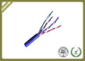Wholesale Pure Copper Cat5e UTP Cable For Network , 24awg Unshielded Twisted Pair Cable from china suppliers