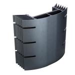 Electronic Aluminum Extrusion Heat Sink Profile Hardware High Precision