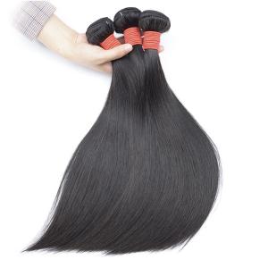 Wholesale Silky Straight Human Hair Weave Unprocessed Virgin Hair Extension Dyed Bleached from china suppliers