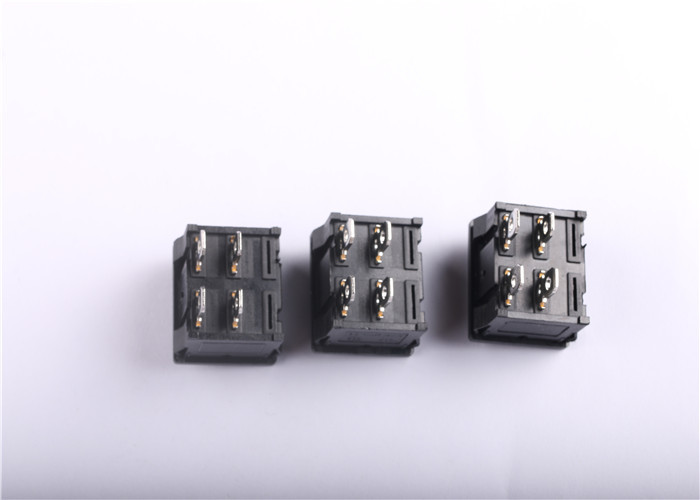 16A 250VAC ON OFF Rocker Switch , 4 terminal rocker switch 10000 cycles Electrical Life