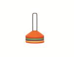 Outdoor Exercising Colorful Speed Football Cones Set For Football Training