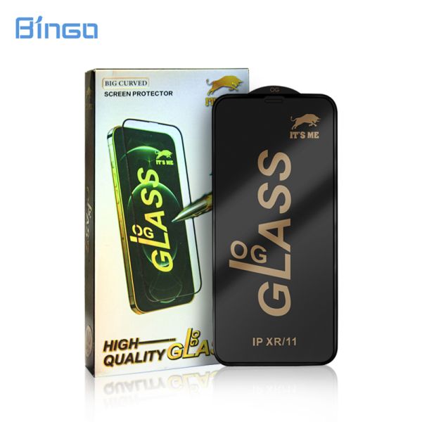 3D OG Temper Glass Phone Screen Protector For IPhone 14 Pro Max High Definition Anti Static