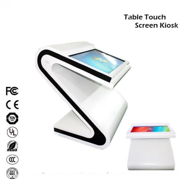 Touch Screen 46 Inch Digital Information Kiosk Android OS Zig Shape Type