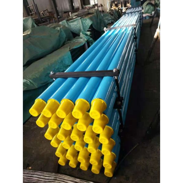 Friction Welding Water Well Drill Pipe Colored Blue And Black Od 3 1/2"