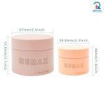 Empty 50g 100g Rainbow-colored Screw Cap Cream Jar Fast Delivery Logo Customizab