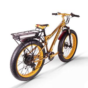 Wholesale hardtail mountain e bike fat tire 1000w Rear Carrier Style Lithium Battery 17Ah from china suppliers