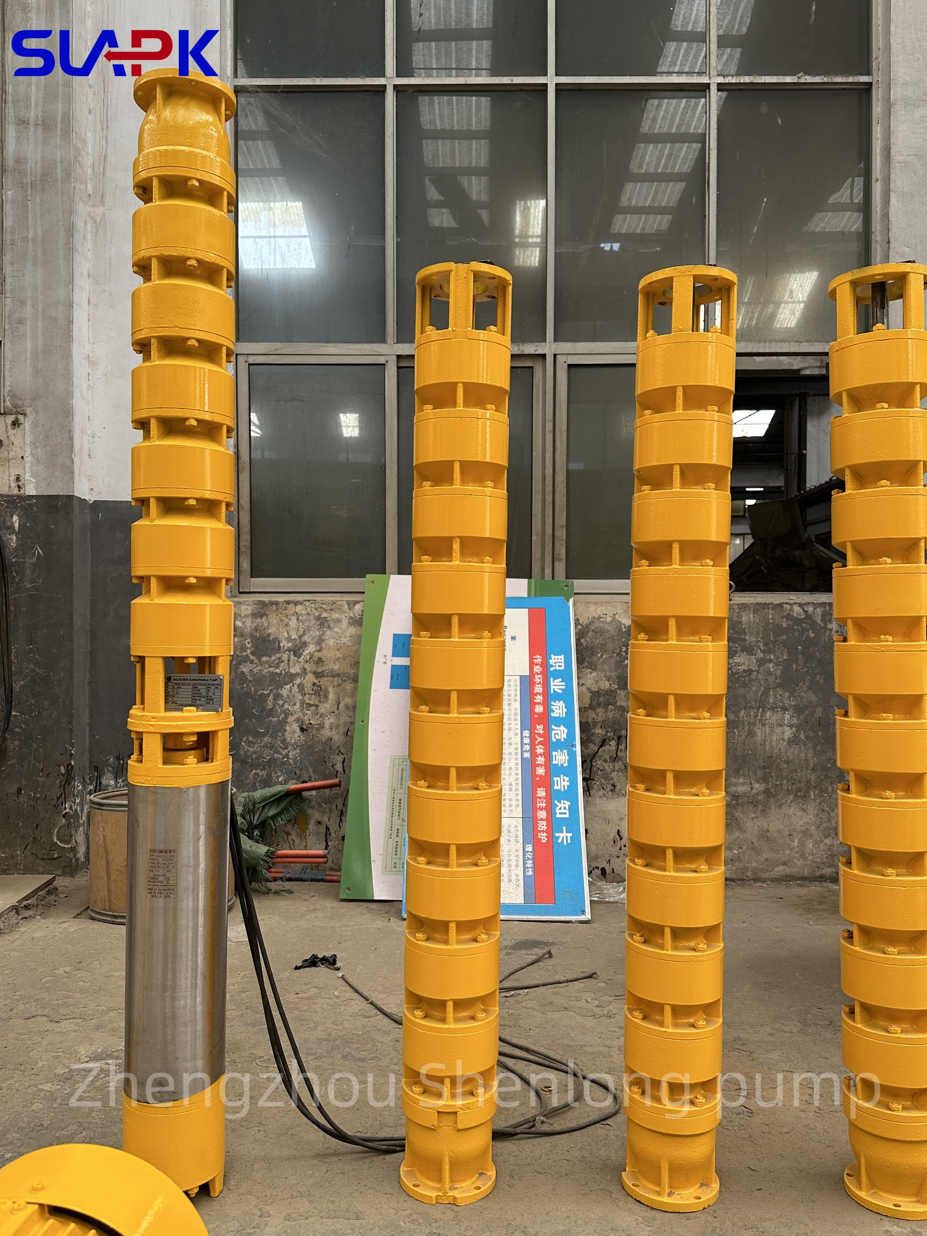 Deep Well Submersible Pump 100m³/h 60m Stainless Steel
