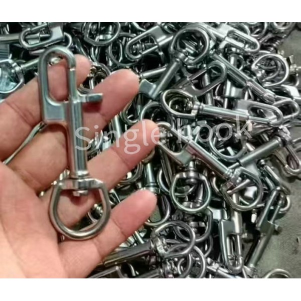 Single hook Double hook fork shaped spring shackle diving hook high Rust-proof good strength