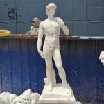 Marble David Statue Garden David King Sculpture Naked Man Body Famous Heroes