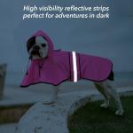 Reflective Dog Raincoat - Adjustable Waterproof Raincoat for Dogs, Lightweight