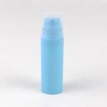 OEM Blue Airless Cosmetics Lotion Pump Bottle 3oz Face Serum Blue Bottle