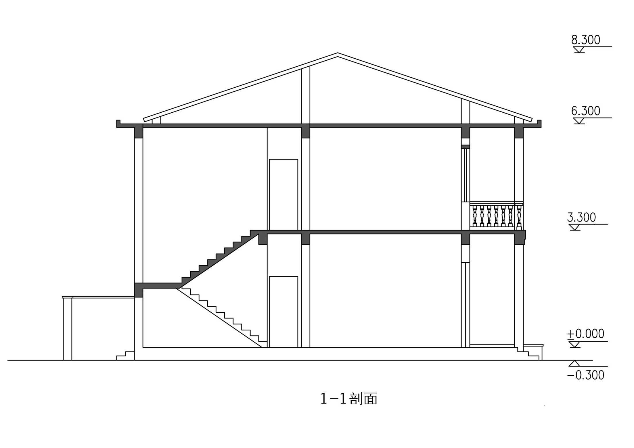 2 Floors Light Steel Structure House Countryside For Residence Long Life