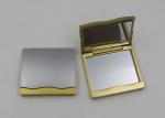 Personalized Two Way Glass Travel Makeup Mirrors For Girls / Women 6.8x6.3x1.2cm