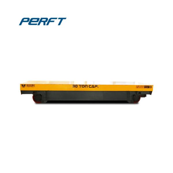 Heavy Load 300t Rail Transfer Trolley Metallurgical Plant Motorized Metal