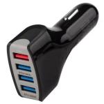QC3.0 Port Car 4 USB Phone Charger Adapter Fast Charging Car Charger 40g