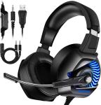 LED Light 20000Hz 2.2m ONIKUMA K6 Gaming Headset