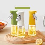 Custom BPA Free 240ml Glass Vinegar Olive Oil Dispenser Bottle Wholesale 3 Color