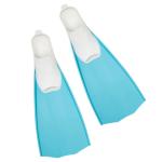 TPR Rubber Short Freediving Fins For Men Women Training Customized