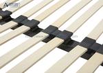 Curved Poplar Reinforced Encrypted Slat Bed Frame
