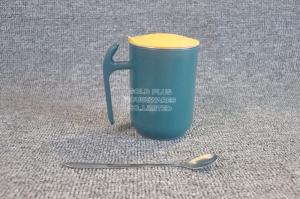 Wholesale Plain Green Double Wall Keep Warm Metal Steel Coffee Mug With Lid Spoon from china suppliers