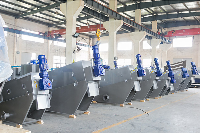 0.3KW Sludge Dewatering Equipment No Blocking MPSP Multi Plate Screw Press