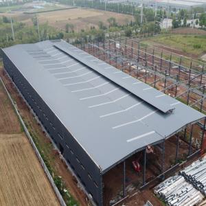 Q355B Multi-Span Prefabricated Steel Structure Industrial Building