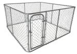 chain link fence dog kennel 2.23x3.0x1.83m