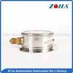 Chemical Panel Mount Pressure Gauge / Shock Proof Pressure Gauge - 0.1~0~60MPa