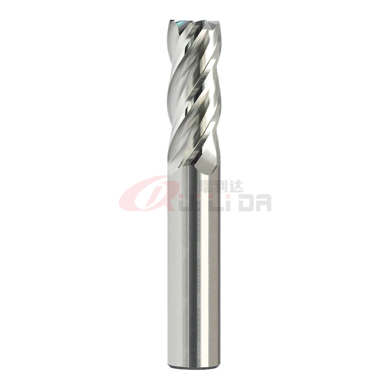 Uncoated Silver Aluminum Imperial Milling Cutters Square End Mill