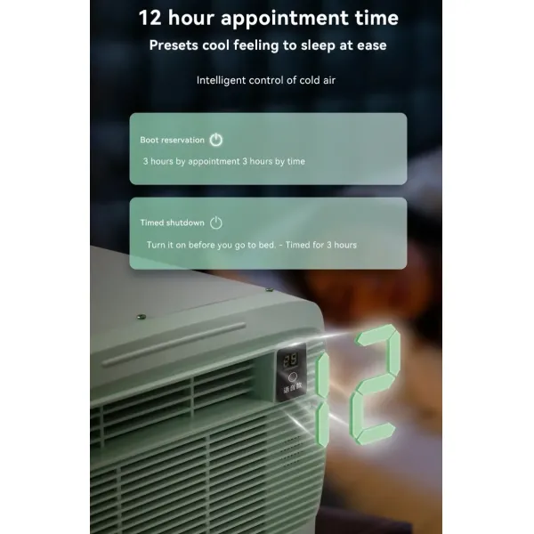 Mini Portable Air Conditioner AC Powered Tent Air Conditioning for Car Small Room