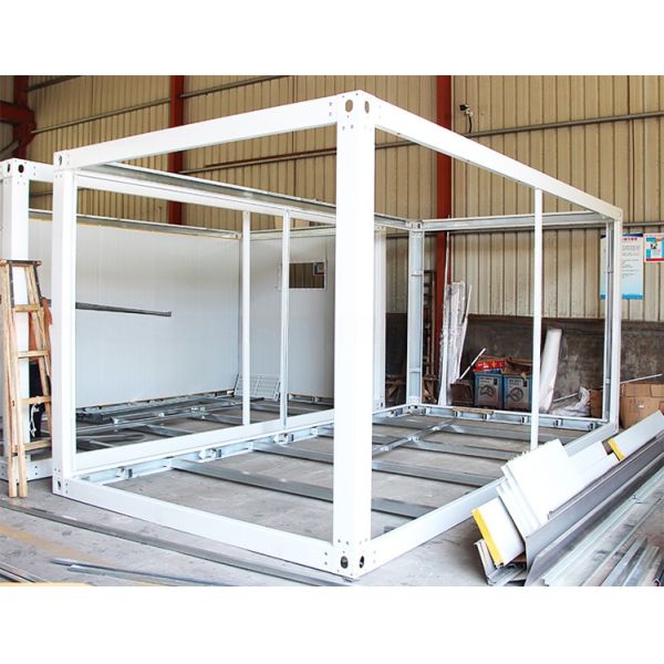 Industrial Design Style Steel Frame for 6 x 3 x 2.8m Flat Pack Galvanized Light Steel Prefab Shipping Container Module