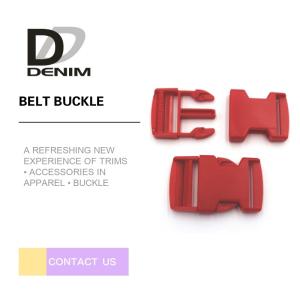Wholesale Red DTM Clothing Plastic Belt Buckle Bulk Buttons Fashion Bag Accessories from china suppliers
