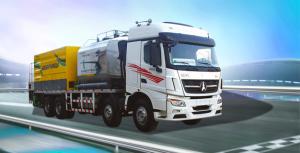 Wholesale BEIBEN 8.5m3 Asphalt Tank Road Maintenance Equipment 12m3 Hopper Capacity / Synchronous Chip Sealer Truck from china suppliers
