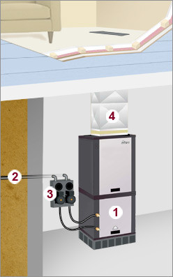 Quality Geothermal source heat pump MDS100D for sale