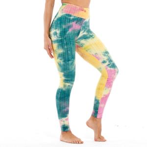 Wholesale Sports Booty Scrunch Tights High Waist Butt Lift Ruffle Yoga Leggings from china suppliers