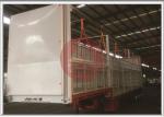 Easy Operation Curtainsider Semi Trailer , Curtain Van Trailer Double Side