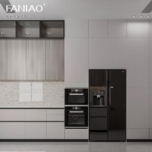 Wholesale Kitchens Flat Pack White Complete Cabinet Furniture Lacquer Home Set Modern Luxury Cabinet Kitchen from china suppliers