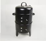 3 in 1 Outdoor Portable Charcoal BBQ Grill Smoker with Metal/Cold Rolled Steel