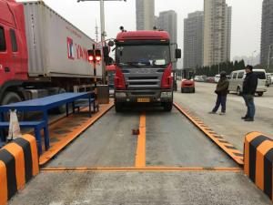 Wholesale Reinforced Concrete Truck Scale Weighbridge 3*18M Vehicle Weighing Systems from china suppliers