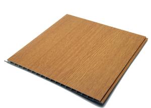 Wholesale 5mm Office Perforated PVC Wall Panels / Wood Color Waterproof Wall Panels from china suppliers