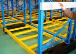 Rail Free Heavy Duty Steel Racks Semi Automated High Density Mobile Shelving