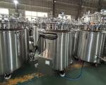 Mirror Polishing Softgel Medicine Storage Tanks 50-600L Cylindrical Shape