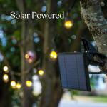 27Ft 2700K Commercial Grade Solar Powered Outdoor String Lights