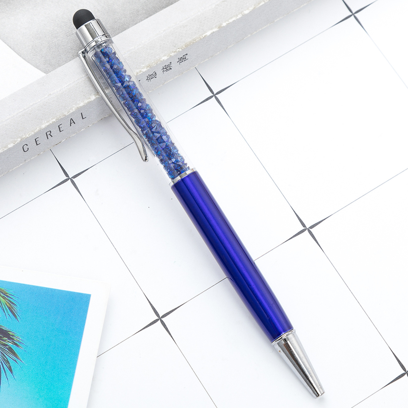 240M Writing Length Plastic Rotating Advertising Gift Ballpoint Pen with 2.5g Weight