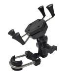 X Waterproof Bike Phone Stand , 3.5-6.5'' Metal Motorcycle Phone Mount 0.4kg