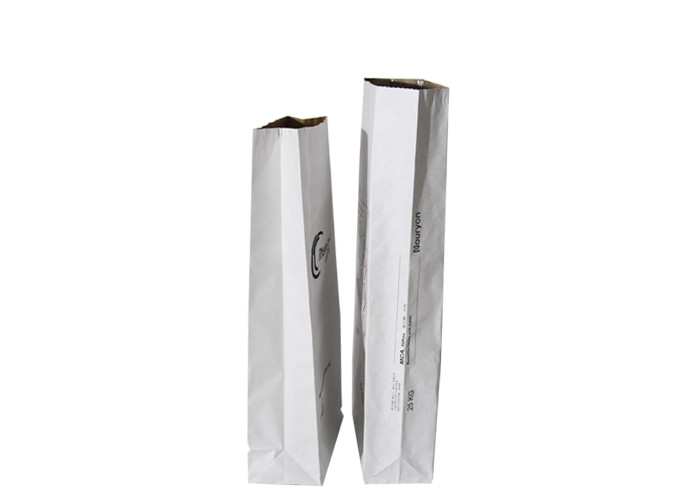 Professional Heat Sealed Paper Bags Multiwall Paper Sacks With PE Film Lamination