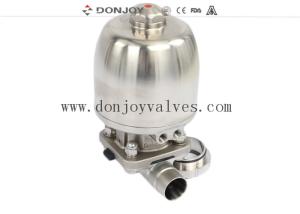 Wholesale BPE 3 Way Sanitary Diaphragm Valves For Phamcy SS316L DONJOY Membrane from china suppliers