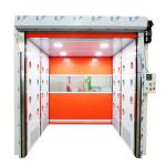Rolling Door Cargo Air Shower Room Pass Thru Box For Clean Room Accessories